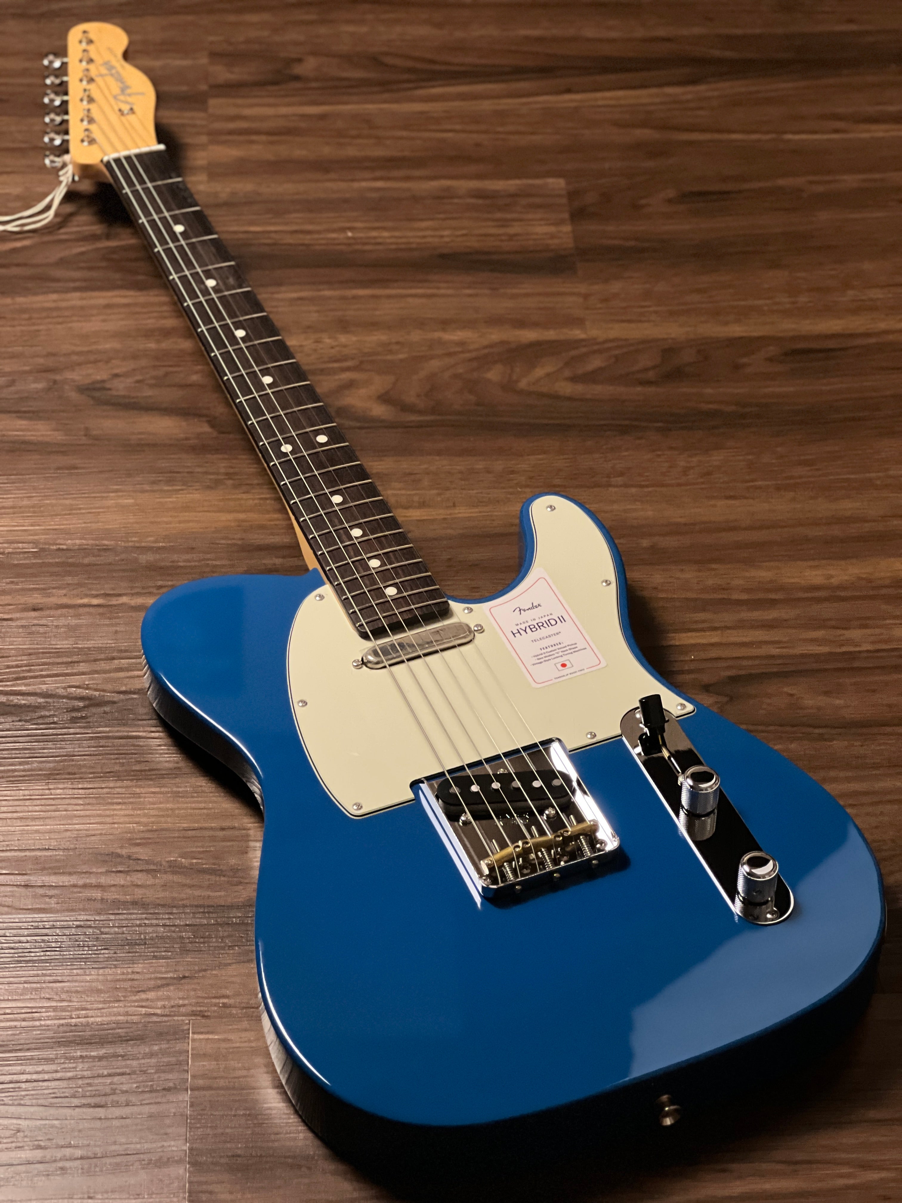Fender Japan Hybrid II Telecaster with Rosewood FB in Forest Blue