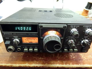 ケンウッドTS-120Vの修理品+マイク+DCコード+取説(コピー) ケンウッド