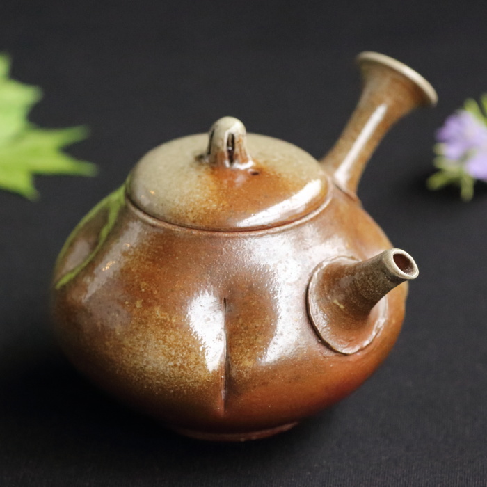 常滑焼急須 窯変 小西洋平 作 共箱 茶道具 【公式通販】