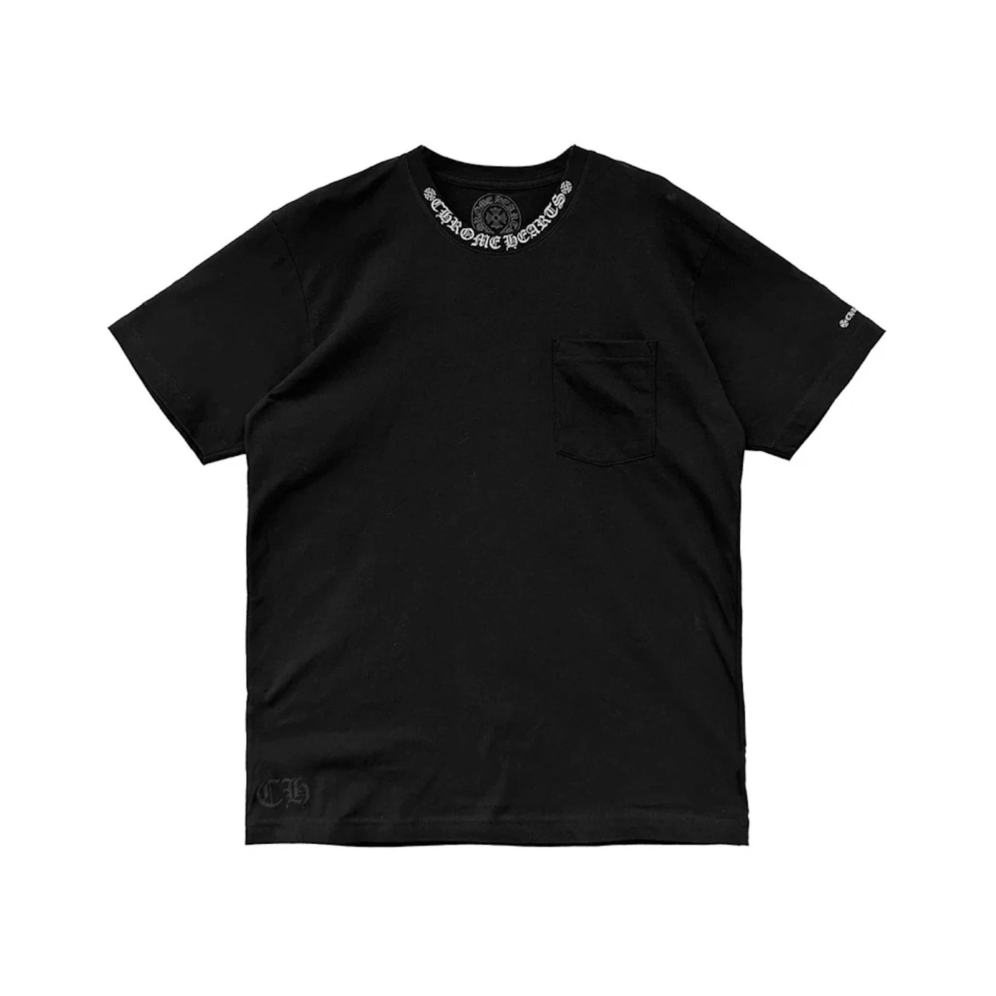 Chrome Hearts Short Sleeve Pocket Crew Tee Black – Common Hype