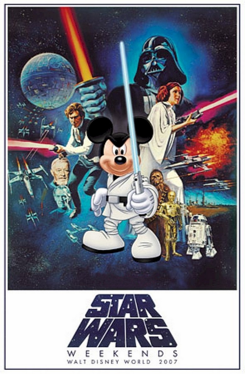 DIZDUDE.com | Disney Star Wars Weekends 2007 Event Logo Poster