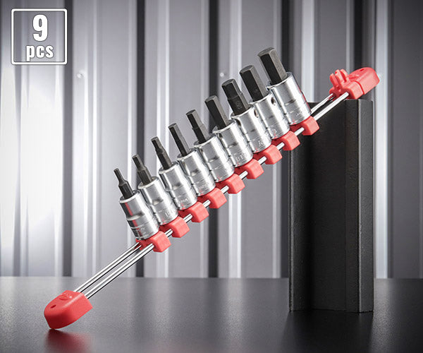 KTC ショートヘキサゴンビットソケットセット 9個組 tbt3s09h