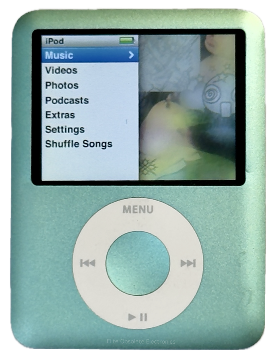 Apple iPod Nano 3rd Generation Seafoam Green 4GB 8GB A1236 MB253LL