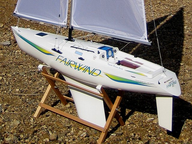 京商 塗装済完成インテリアモデル大型ヨット フェアウインド 京商 塗装