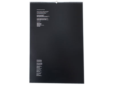 ラリークラーク本人現像 Supreme2005カレンダーのオフショット サイン