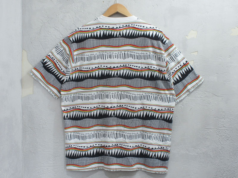 STUSSY 総柄 Tシャツ ラスタ L ステューシー 白 ホワイト - ブランド