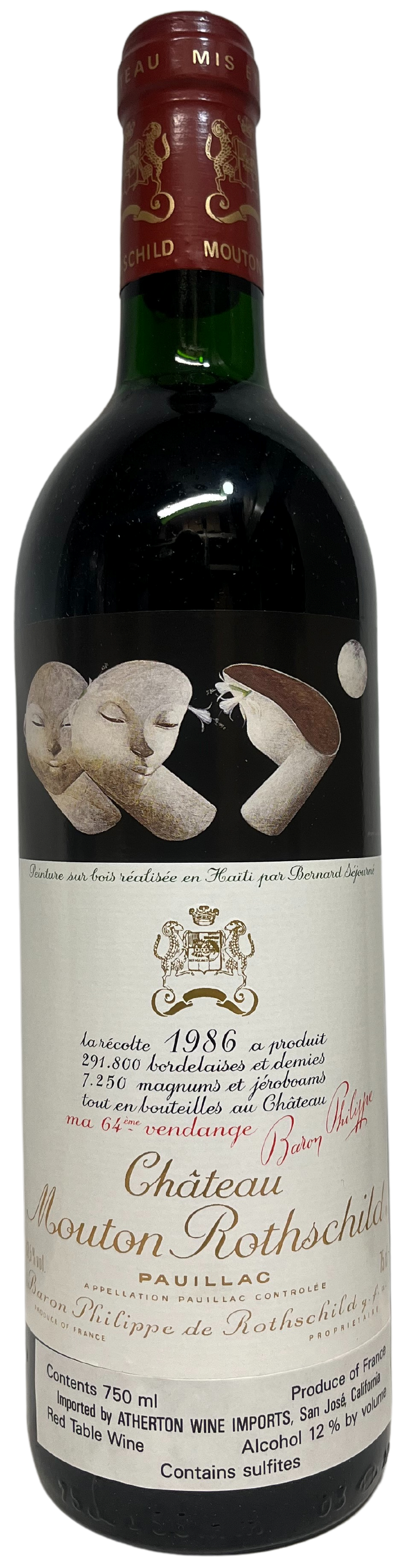 1986 Mouton Rothschild Pauillac – Aabalat Fine and Rare Wines