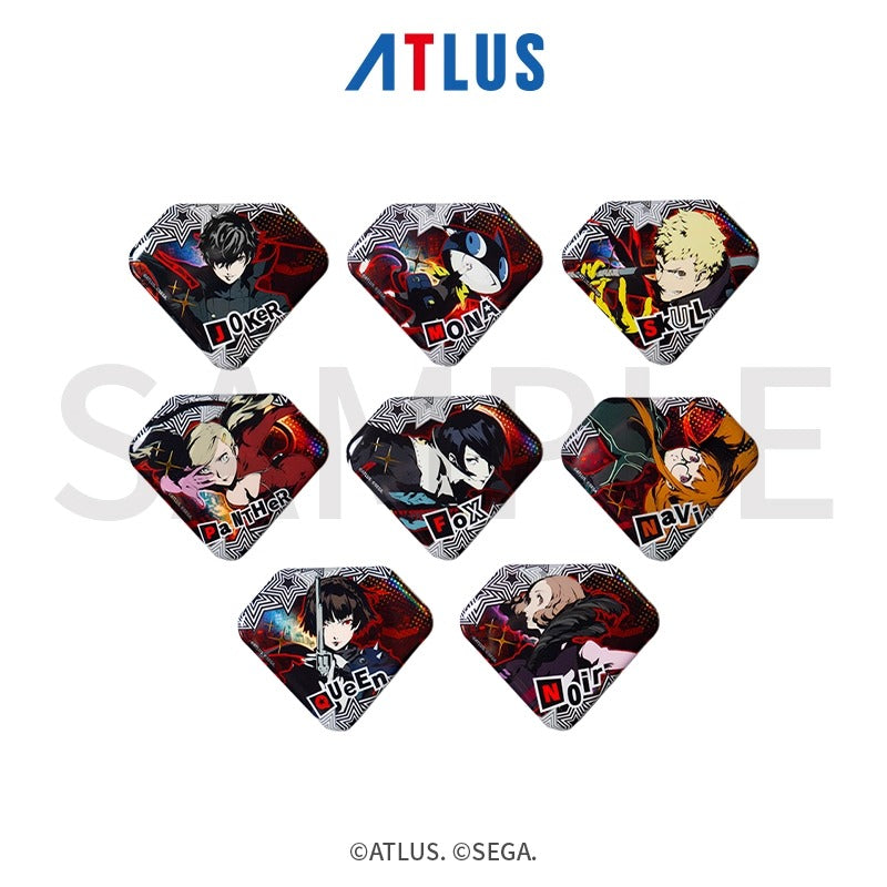 ペルソナ5 P5R 主人公 雨宮蓮 コンサート 缶バッジ P5BB ①