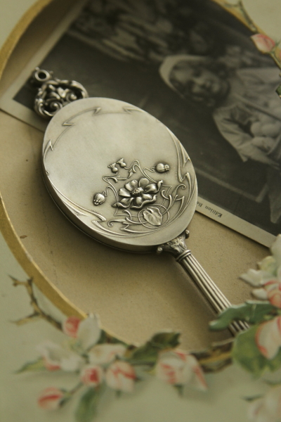 アール・ヌーヴォーコンポートアンティークミューラーヴィトリオフィ