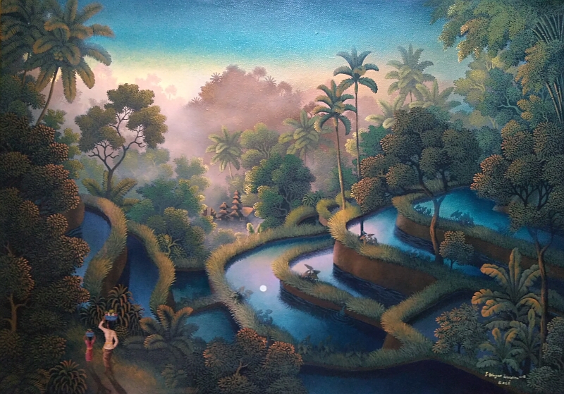 絵画バリ島 No.0305 【公式通販】