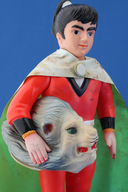 無版権 怪傑ライオン丸 ソフビ フィギュア 当時物 パチソフビ 無版権