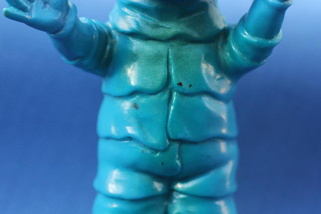 怪獣 ジャンボ指人形 カネゴン 青成型 約105mm 当時物 カネゴン・怪獣