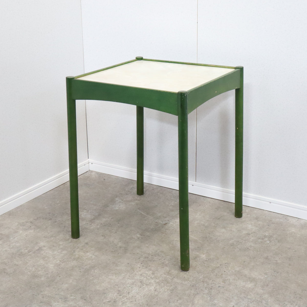 n*a様 【レア品】ダークグリーン サイドテーブル レトロ 昭和