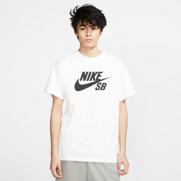 Nike SB Logo Skate Tee White - Black – Black Sheep Skate Shop