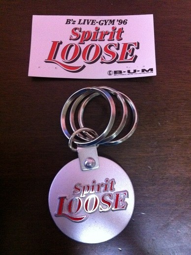 □B'z spirit LOOSE バックル キーホルダー等 □B'z spirit LOOSE