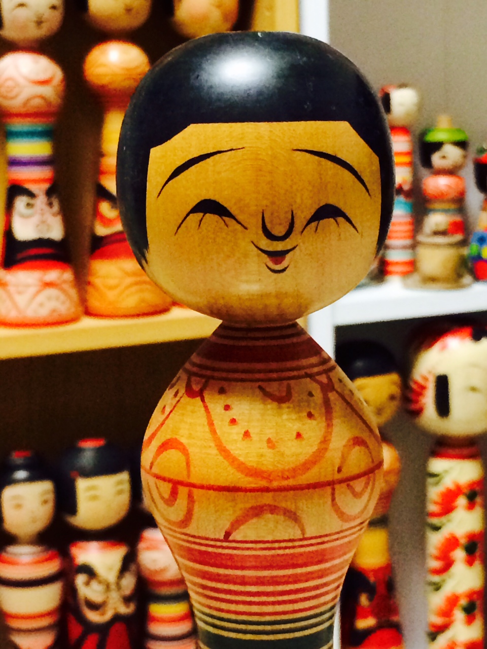 こけし四本セット 津軽系 奥瀬鉄則