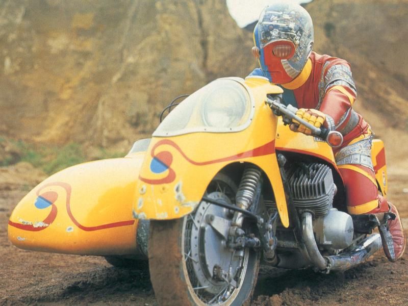 人造人間キカイダーサイドマシーン（カワサキ500SSスペシャルサイドカー）