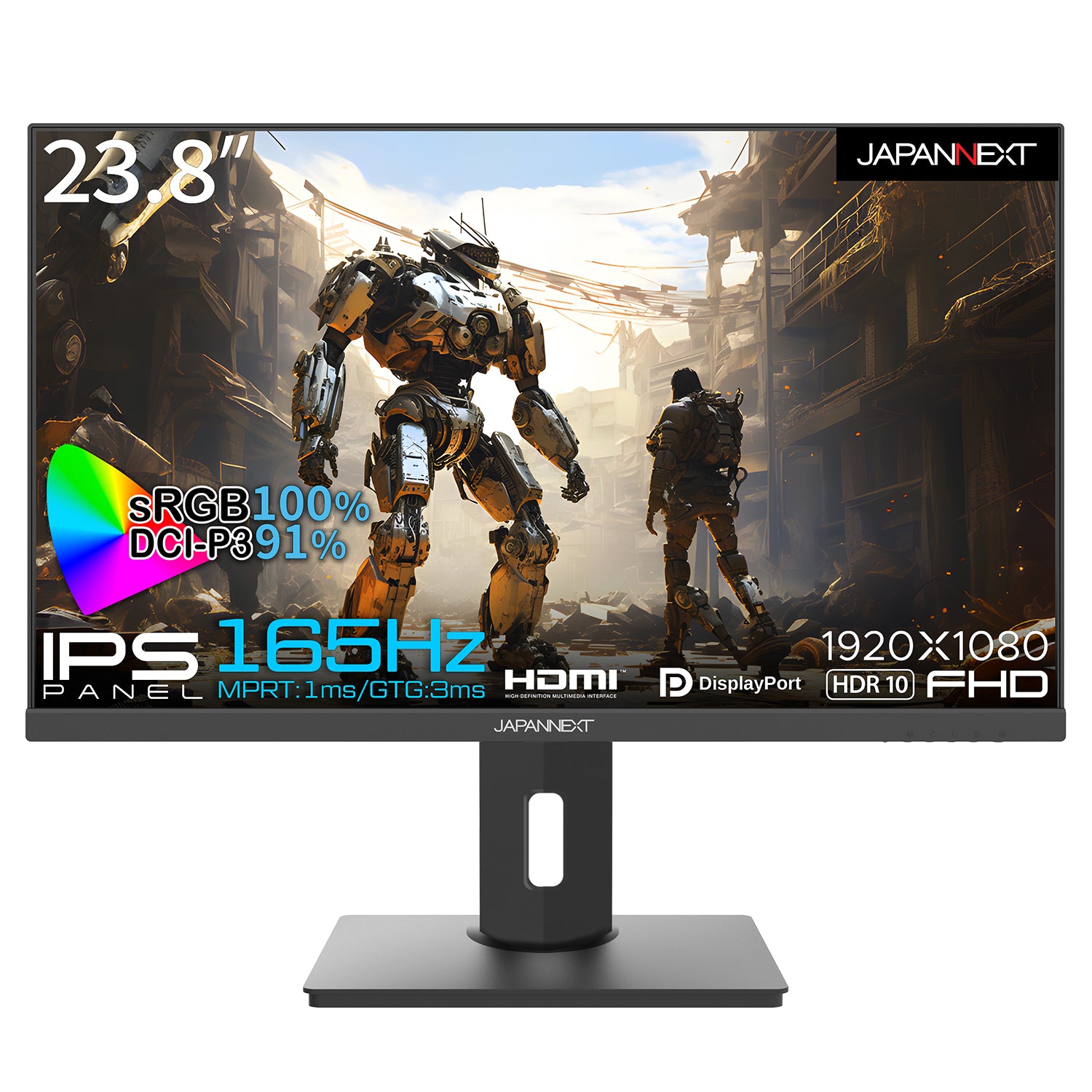 Amazon.co.jp限定】JAPANNEXT 23.8インチ 昇降式スタンド搭載 IPS フル