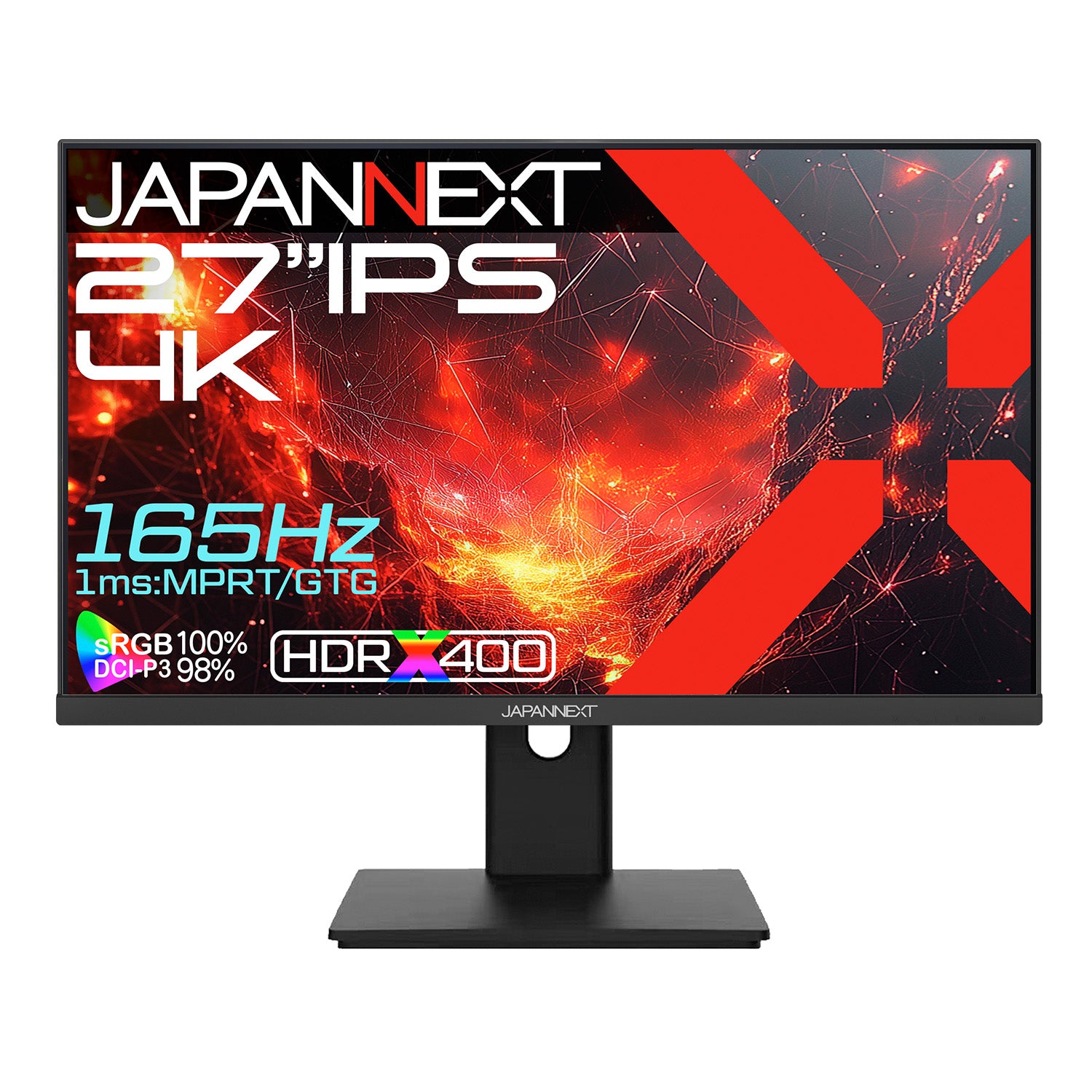 Amazon.co.jp限定】 JAPANNEXT 27インチ IPSパネル搭載 165Hz対応 4K