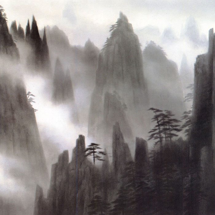 東山魁夷 霧の山峡 1989年制作 東山魁夷 霧の山峡 1989年制作 東山魁夷