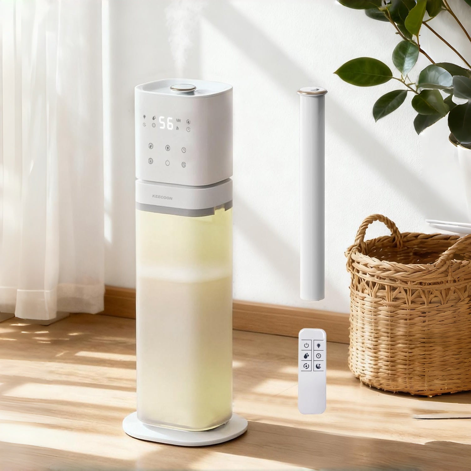 加湿器 大容量 8L透明タンク 業務用 静音 家庭 湿度設定 タイマー