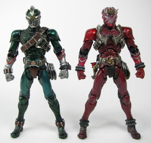 歳末売り切り S.I.C. 仮面ライダー 響鬼 紅＆轟鬼 STEEL HEROES S.I..C.