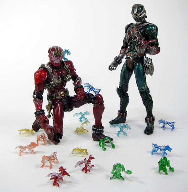 歳末売り切り S.I.C. 仮面ライダー 響鬼 紅＆轟鬼 STEEL HEROES S.I..C