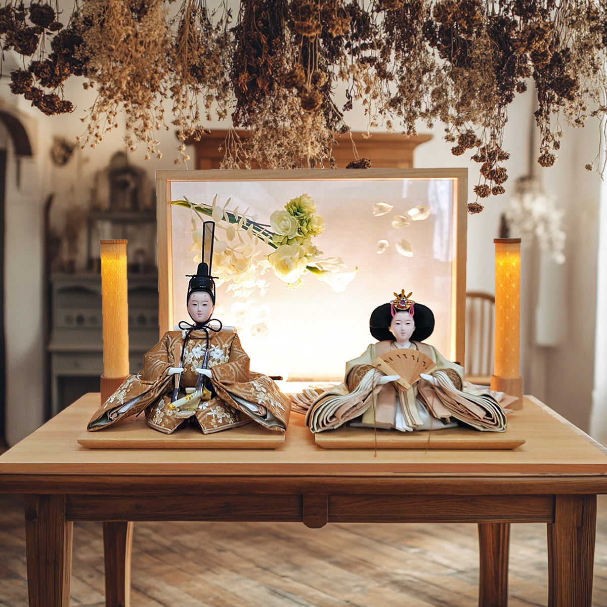 今井玄花 掛け軸 立ち雛 ひなまつり ひな人形 【公式通販】