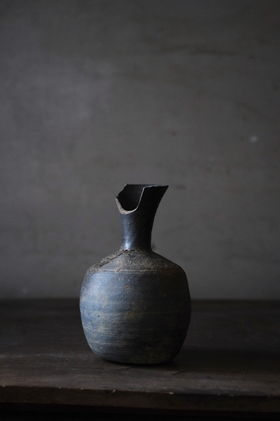 須恵器 壺 】 古墳～平安時代 後代金直し 炻器 須恵器 壺】 古墳～平安