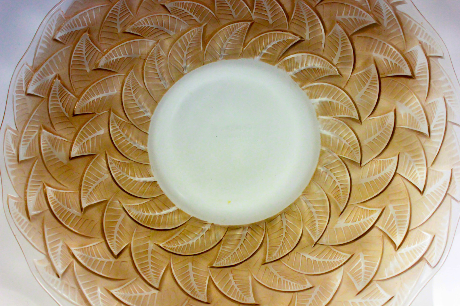 ラリック LALIQUE 皿 葉模様 ラリック LALIQUE 皿 葉模様 ラリック