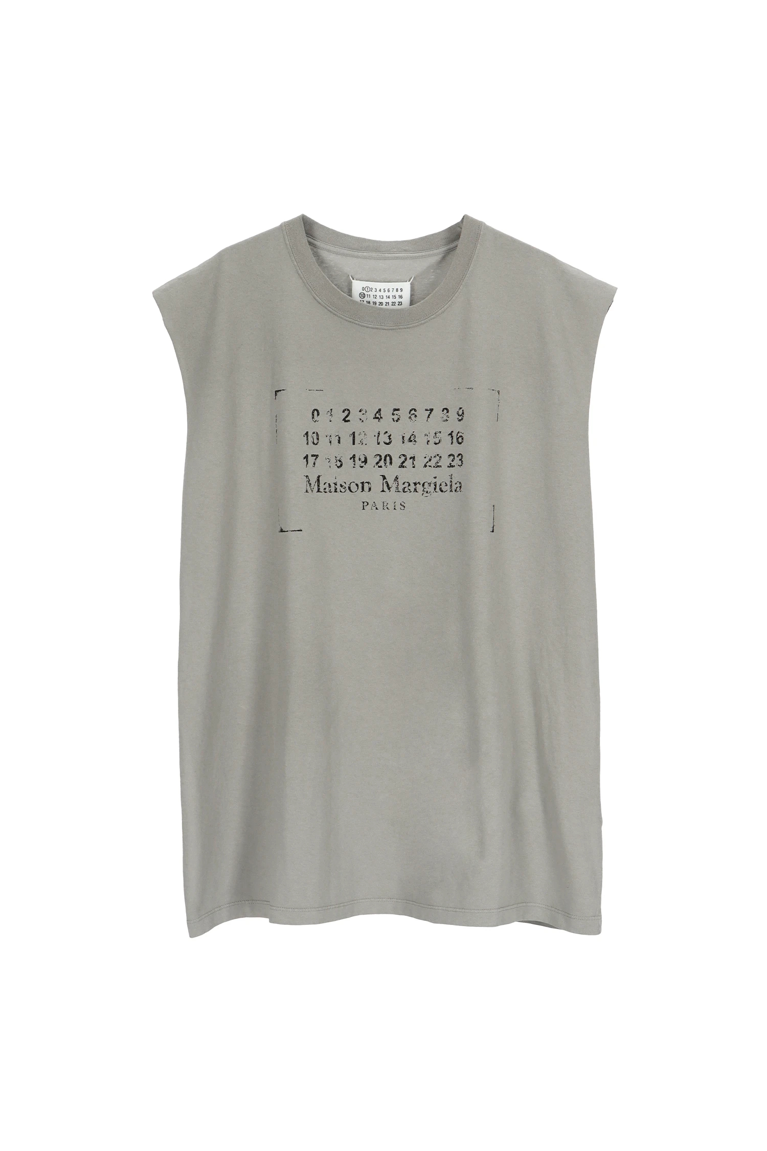 マルジェラ グレー ノースリーブタンクトップ Maison Margiela（メゾン