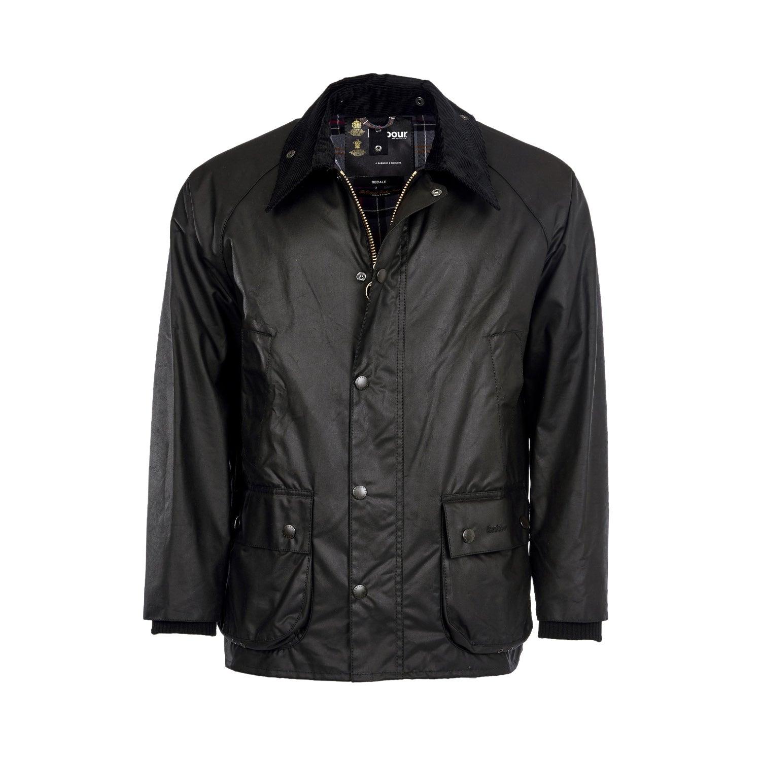 Barbour Bedale Wax Jacket - Black – Stomping Ground