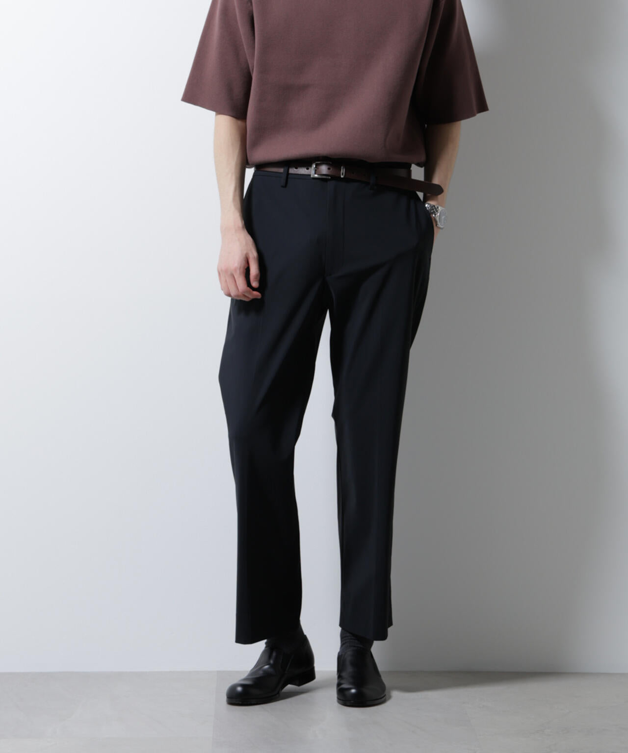 NTROUSERS PREMIUM」クールタッチ ストレッチ ストレートパンツ 撥水