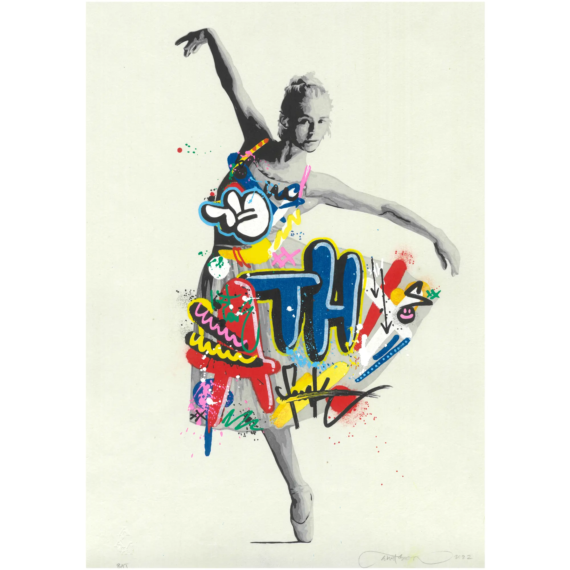 Martin Whatson マーティン・ワトソン シルクスクリーン アダチ版画