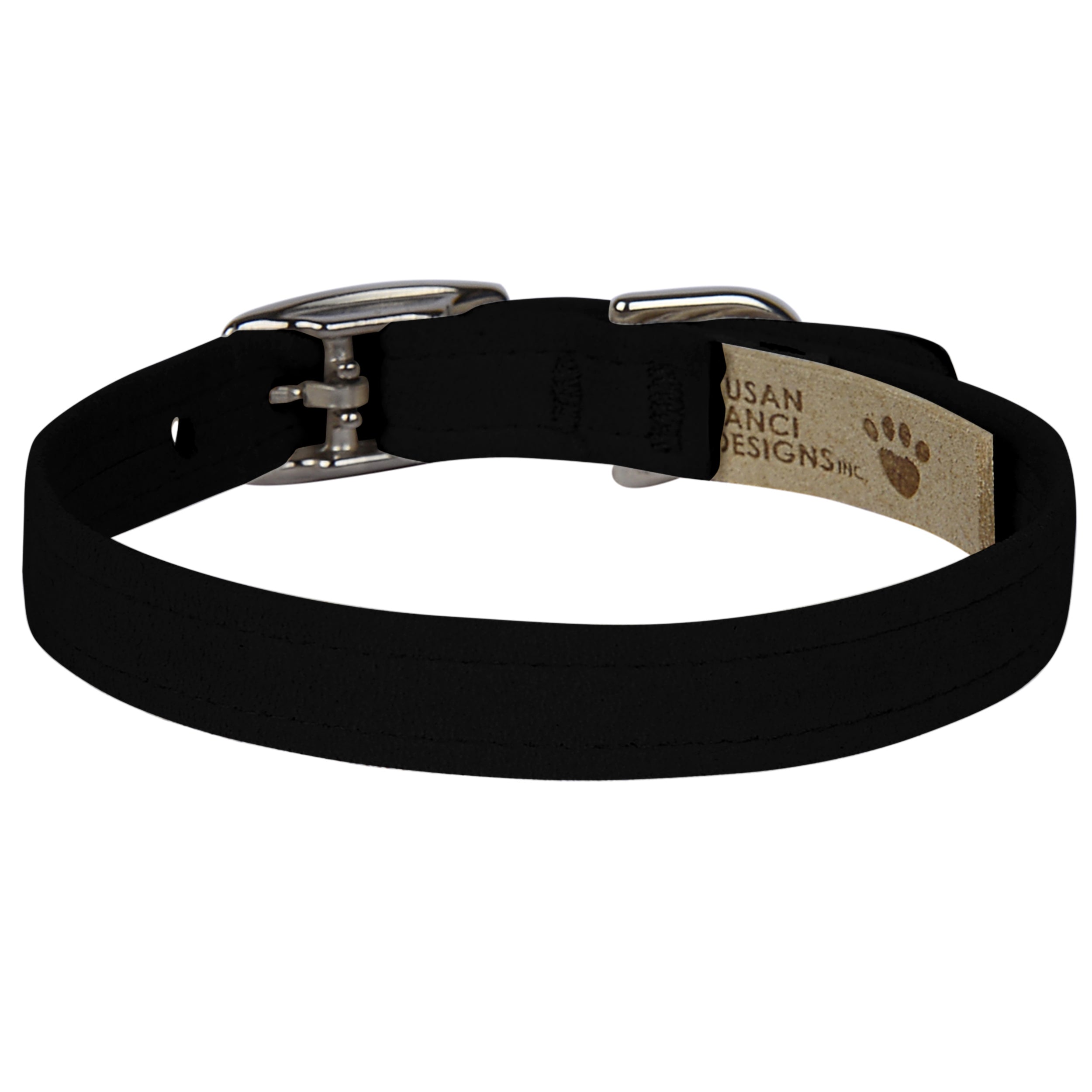 Susan Lanci Designs Black Dog Collar
