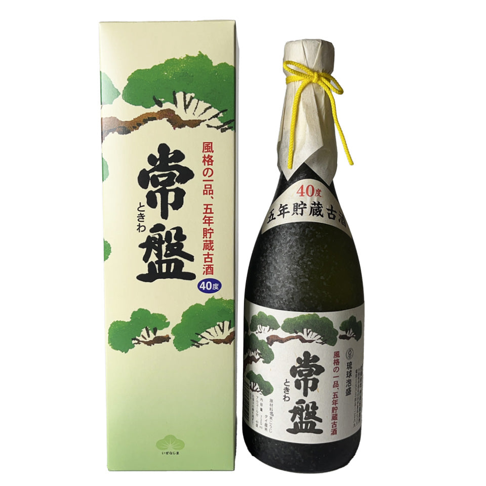 琉球泡盛_伊是名酒造所／常盤（ときわ） 5年貯蔵古酒 40度 – 地酒専門