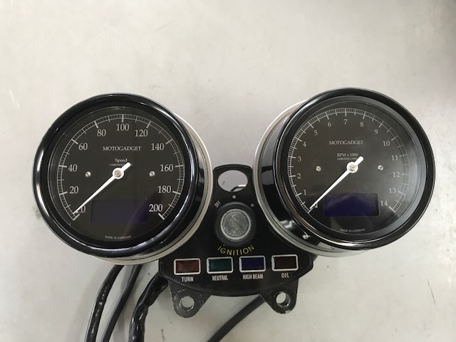 人気 モトガジェット製 デジタルメーター アルミ モトスコープ・ミニ