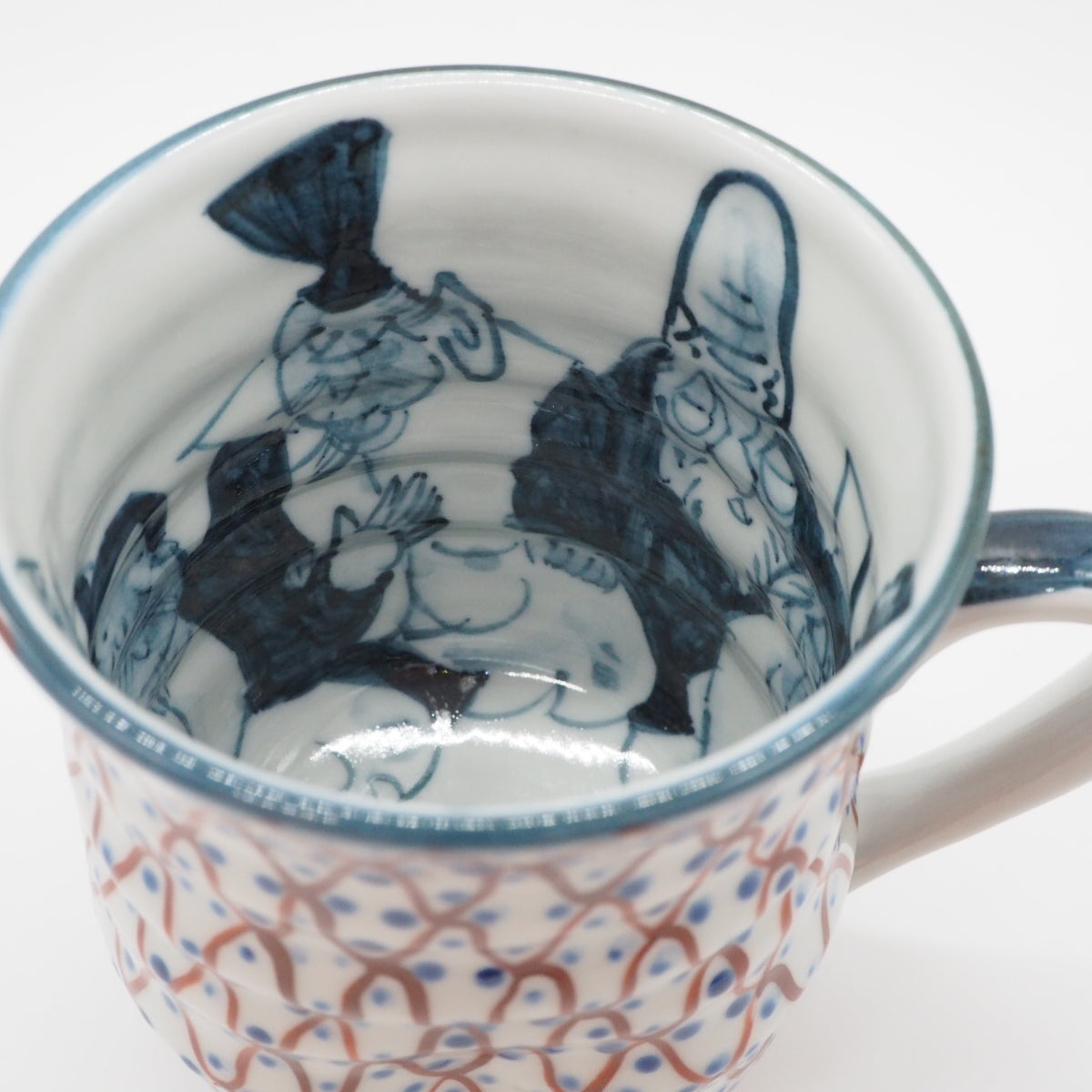 清水焼 酒器 七福神絵 清水焼 酒器 七福神絵