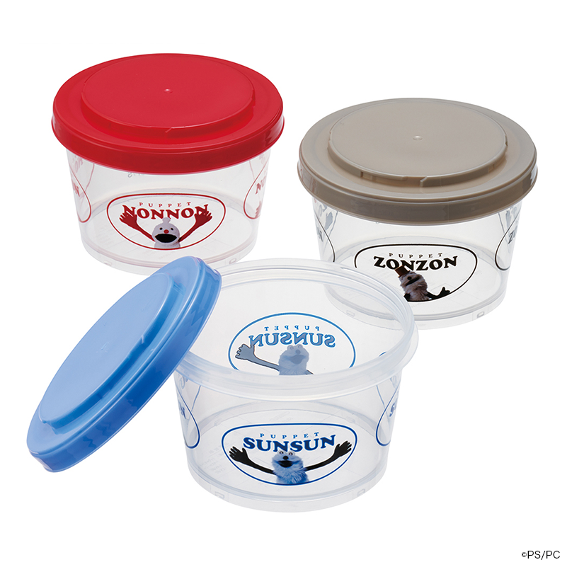 パペットスンスン ジョイント式薄肉保存容器3Pセット – CHOCOLATE
