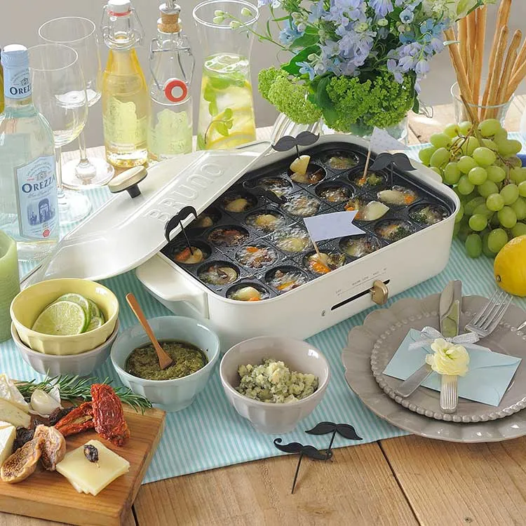 ☆コンパクトホットプレート ホワイト|BRUNO|小田急百貨店オンライン