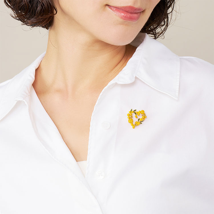 ヴァンドームブティック］ ミモザ ブローチ|ヴァンドームブティック