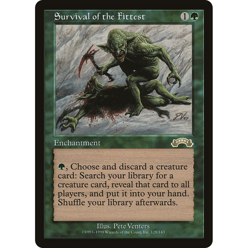 MTG EXO 適者生存 4枚 MTG EXO 適者生存 4枚 適者生存 (Survival of