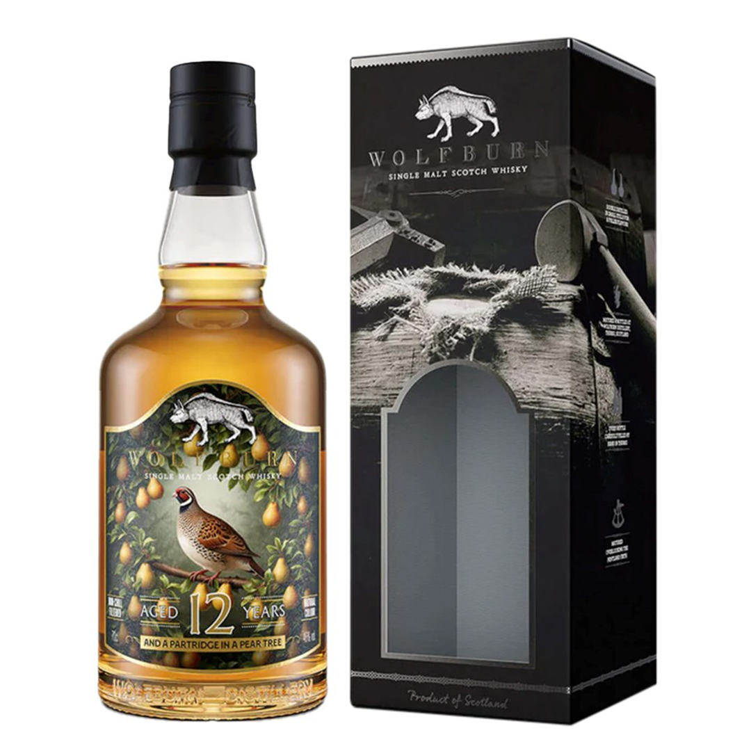 Wolfburn ウルフバーン クリスマスボトル 12年 Partridge in a Pear