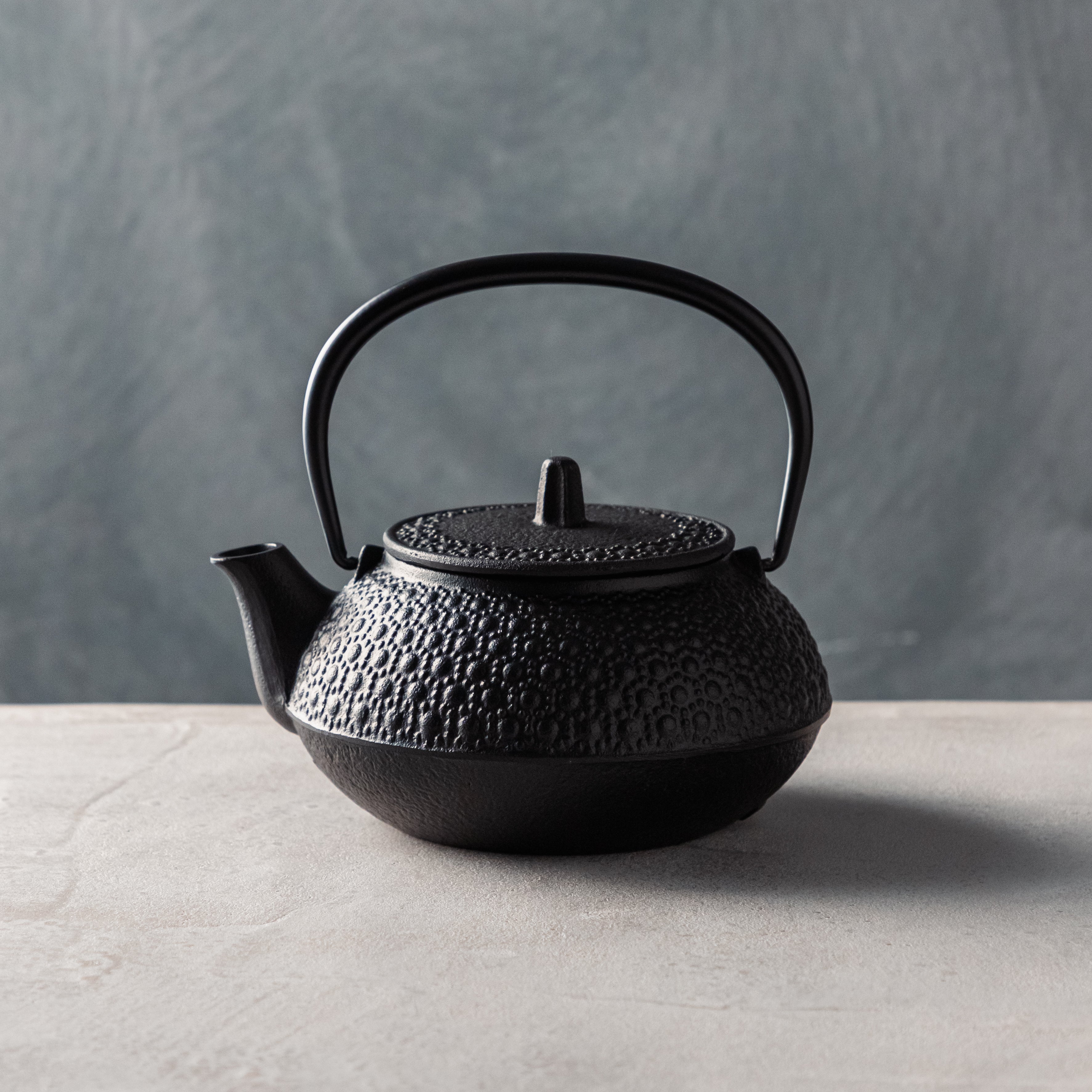 ガラス専門店｜南部鉄器｜岩鋳｜鉄瓶兼用急須 5型新亀甲 – TSUCHI-YA