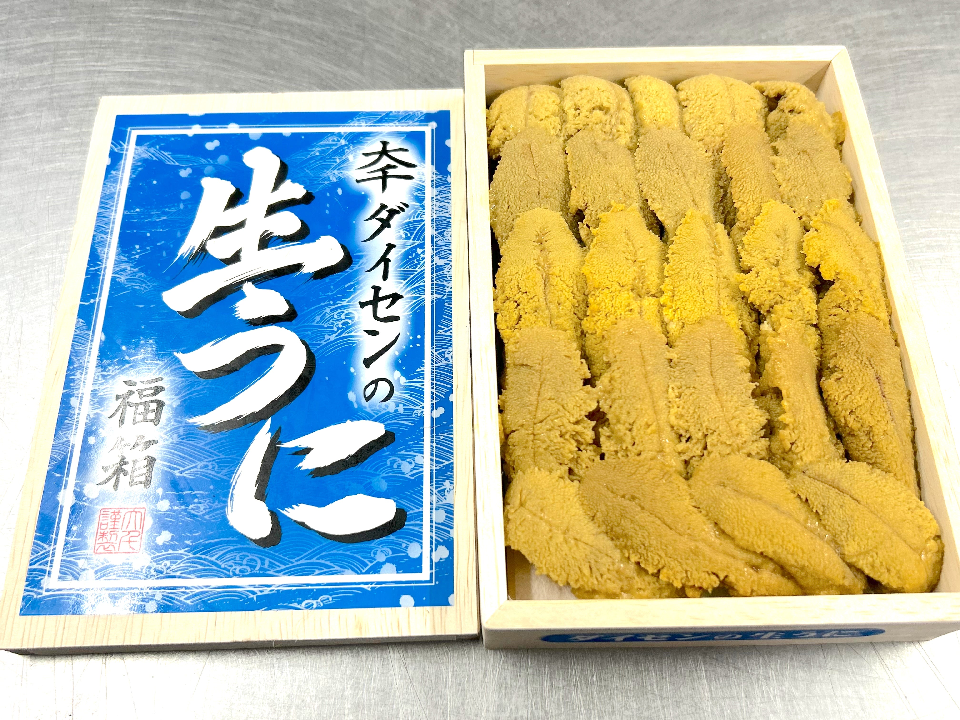 極上『大千』生うに】3-6月限定青森県大間産ムラサキウニ（白ウニ