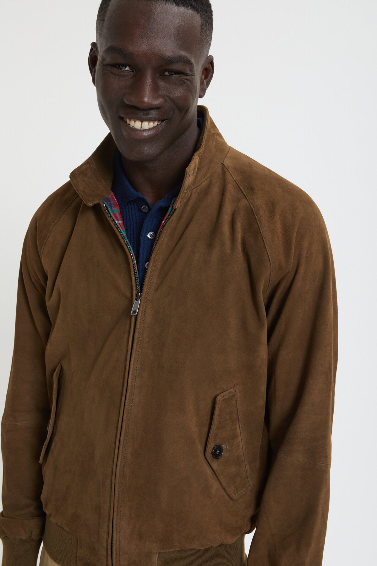 G9 Suede Dark Olive | Baracuta