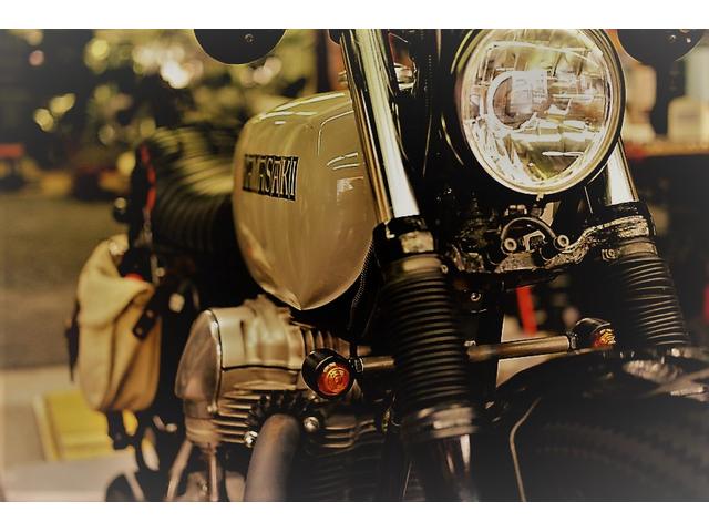 W650 ワンオフ ウインカーステー製作！チョッパー・ボバー・スクラン