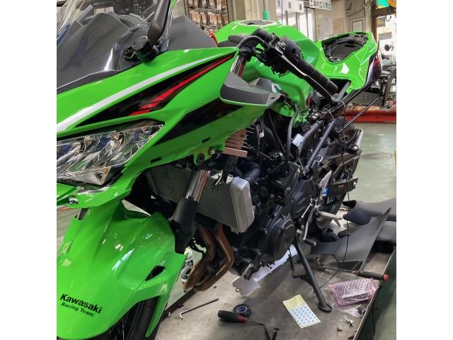 ニンジャ400KRTにETC取付！（（株）広島オートバイ販売 観音店の