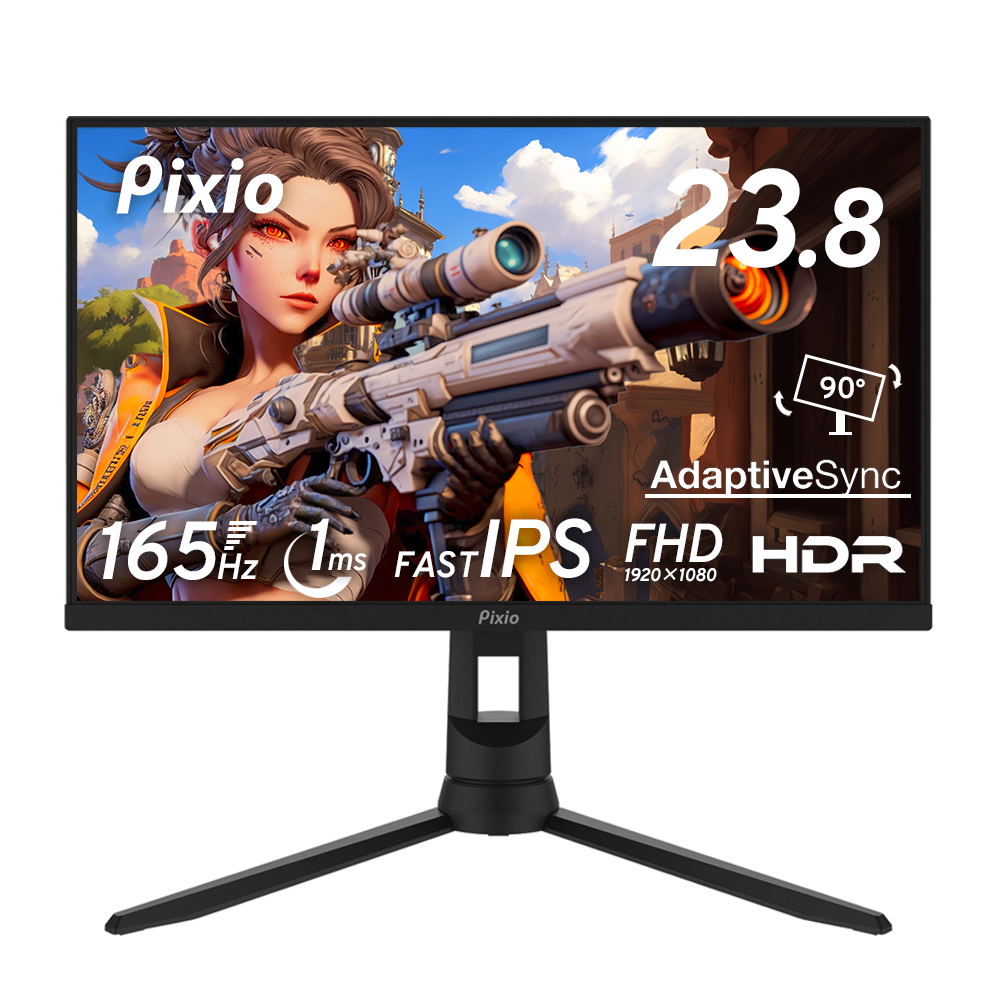 PX248PRO | 23.8インチ 165Hz FHD Fast IPSゲーミングモニター | Pixio