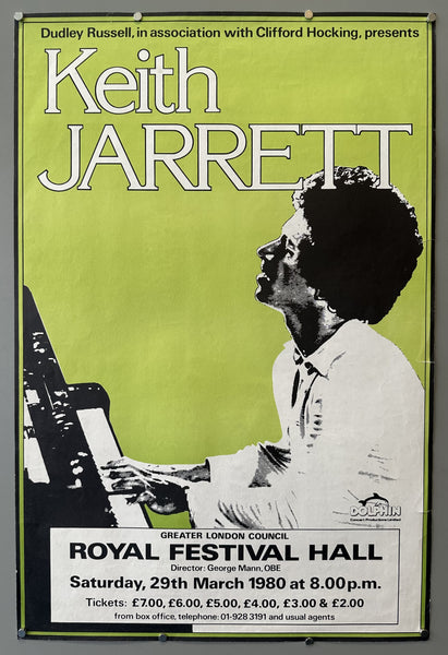 VINTAGEジャズポスター KEITH JARRETT ECM A1ポスター Keith Jarret